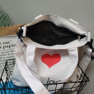 Túi Tote Vải Bố Love ( Ảnh Thật )