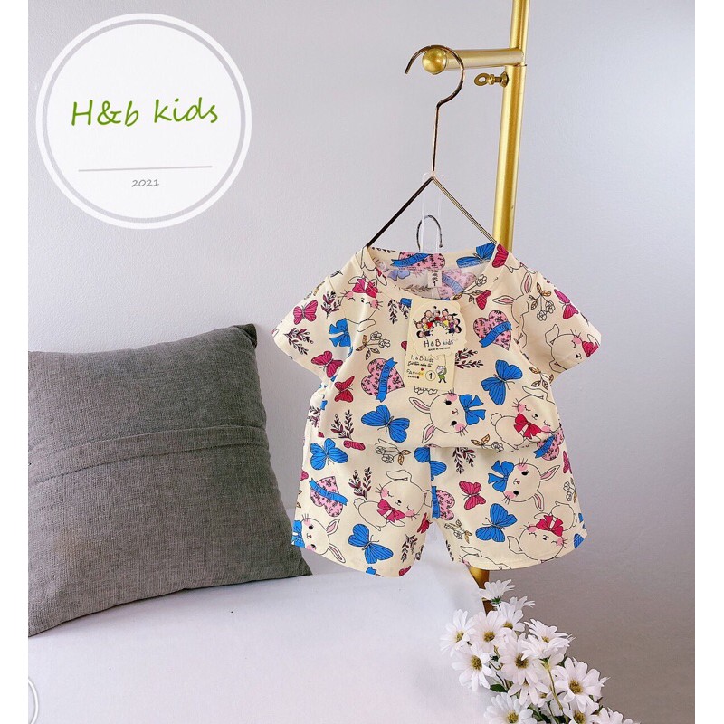 bộ cotton xuất hàn bé trai bé gái (nhiều mẫu )