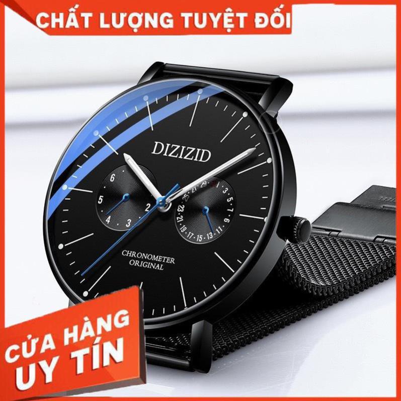 [HOT] Đồng Hồ Nam DIZIZID Dây Thép Lụa Đen Cao Cấp . | BigBuy360 - bigbuy360.vn