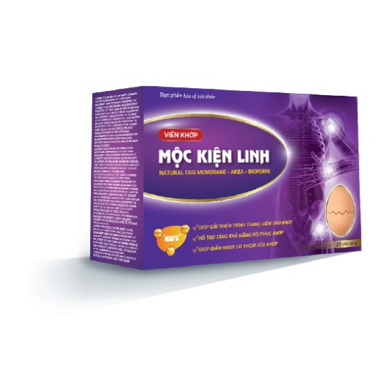 [Chính hãng] VIÊN KHỚP MỘC KIỆN LINH – Hỗ trợ giảm đau mỏi khớp, sưng khớp, bổ sung dưỡng chất cho khớp (20 viên)