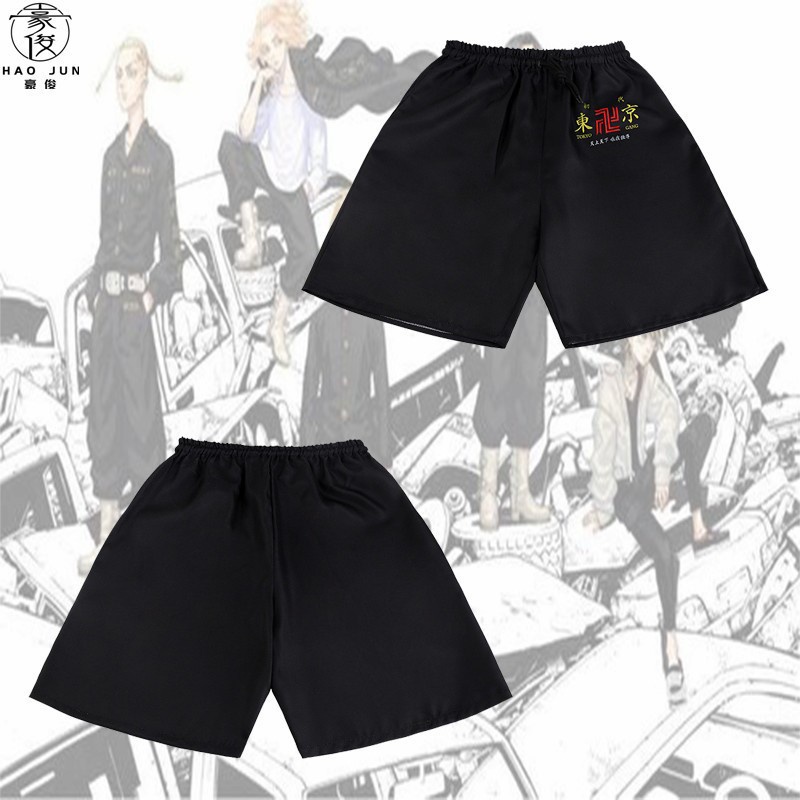 Quần Short Nam In Hình 3D Phong Cách Anime Naruto Cá Tính