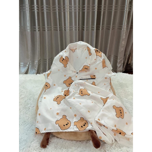 Bộ Pijama Ngắn Tay Quần Dài - Bộ Ngủ phong cách Ulzzang Cute Hot Trend 2022 chất KATE thái giá rẻ | BigBuy360 - bigbuy360.vn
