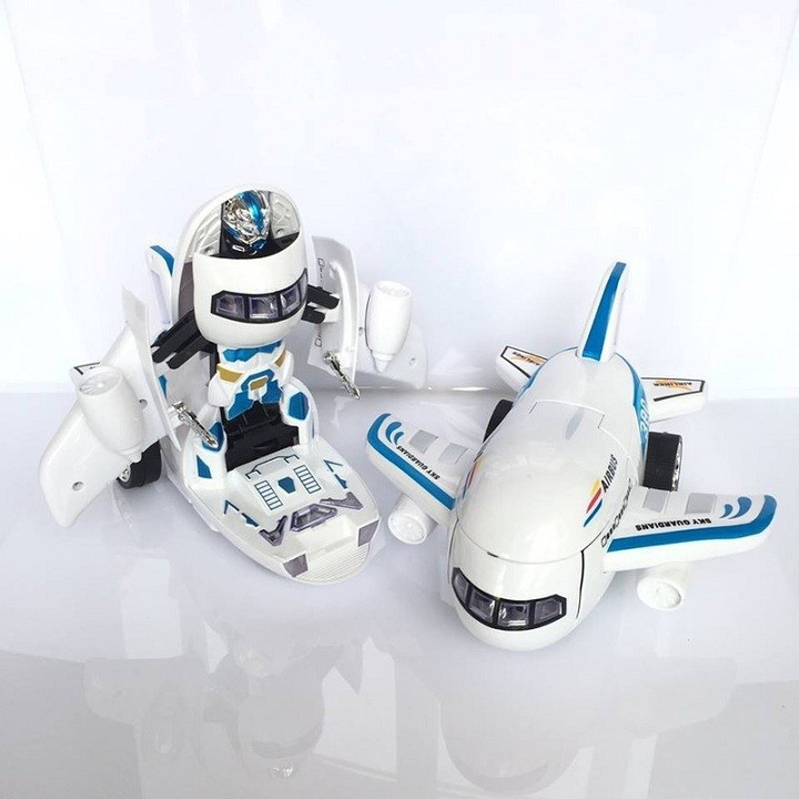 Máy bay airbus biến hình robot
