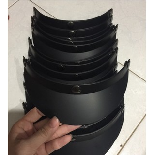 Lưỡi trai gắn nón bảo hiểm 3/4 - mũi gắn nón 1/2 - Vành nón bảo hiểm đi phượt 3/4 cho ai bị gãy mũi