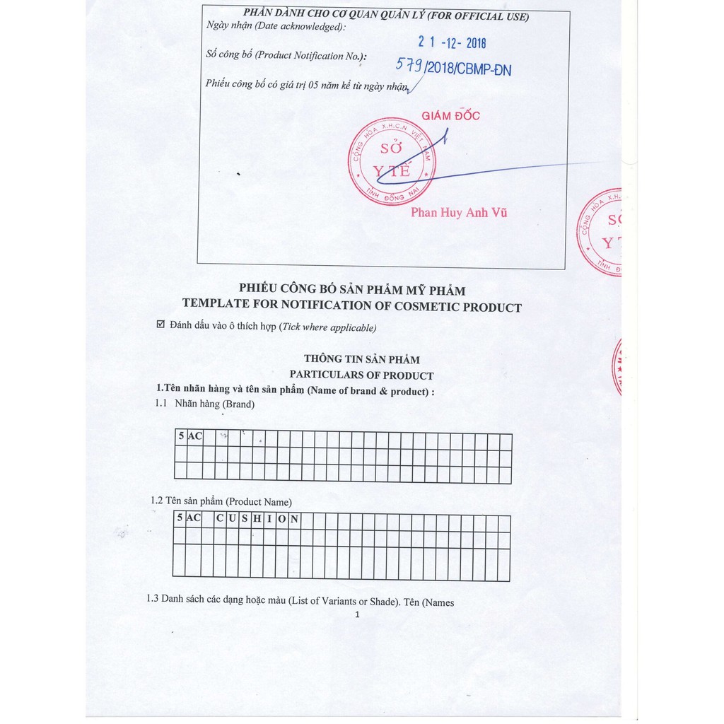 Phấn nước kiềm dầu 5AC Hàn Quốc | BigBuy360 - bigbuy360.vn