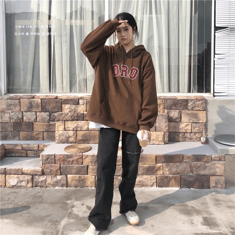 ÁO HOODIE NỈ FORM RỘNG SIÊU ĐẸP CHO DỊP VÀO ĐÔNG SẮP TỚI NA