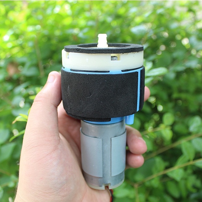 Máy Bơm Không Khí, Bơm Chân Không Động Cơ 555 Dc 12V Thể Tích Không Khí 15L