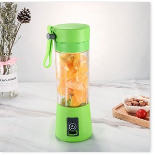 Máy xay sinh tố mini 380ml sài pin