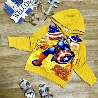 Áo khoác người nhện siêu nhân marvel cho bé trai [8kg -40kg]
