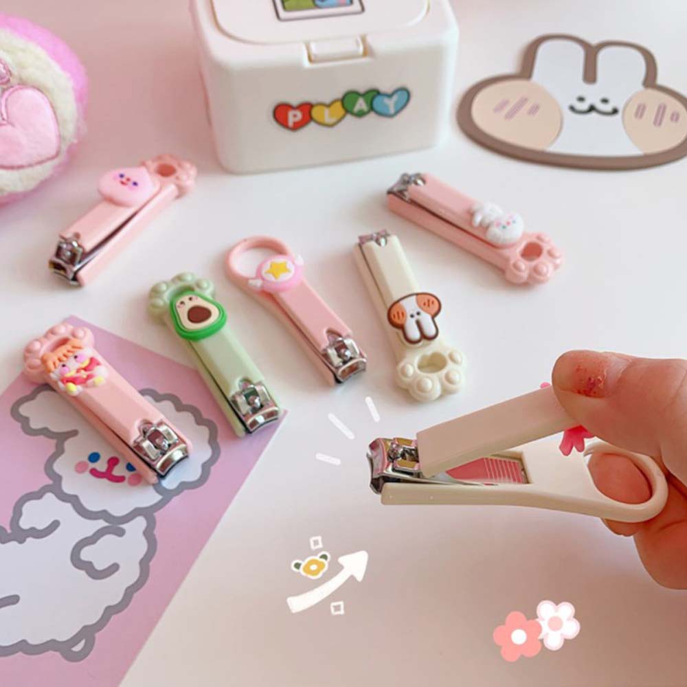[Hàng mới về] Dụng Cụ Cắt Móng Tay Bằng Thép Hình Trái Cây Hoạt Hình Dễ Thương