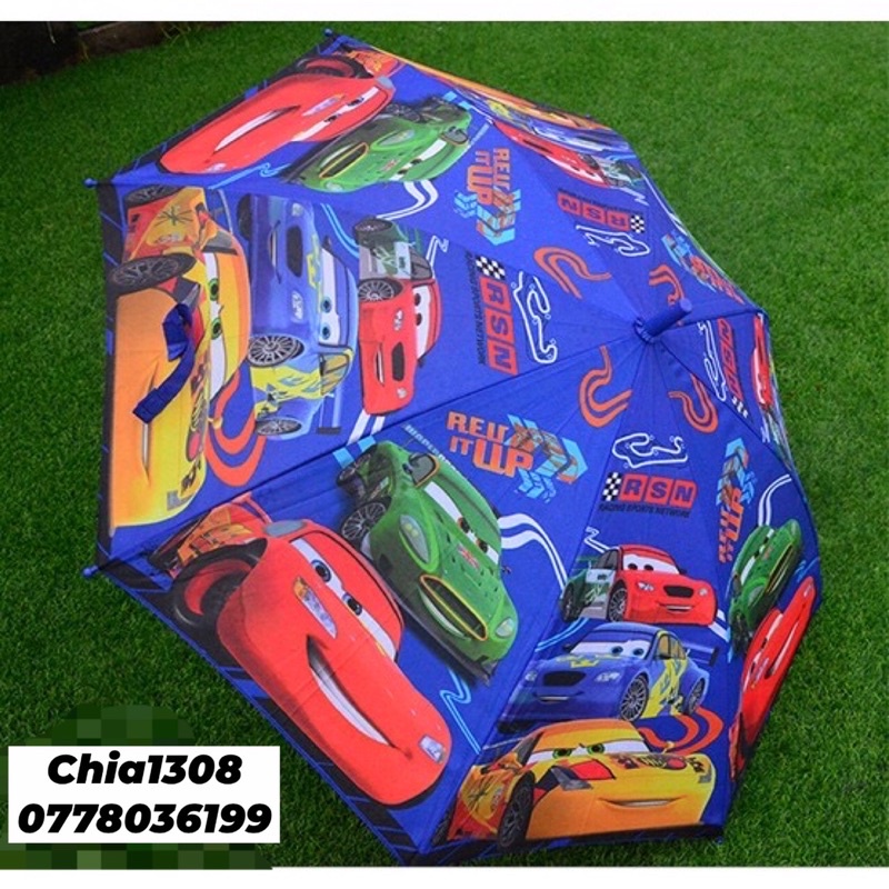 Ô Dù Bé Trai họa tiết hoạt hình dễ thương(sỉ ib)