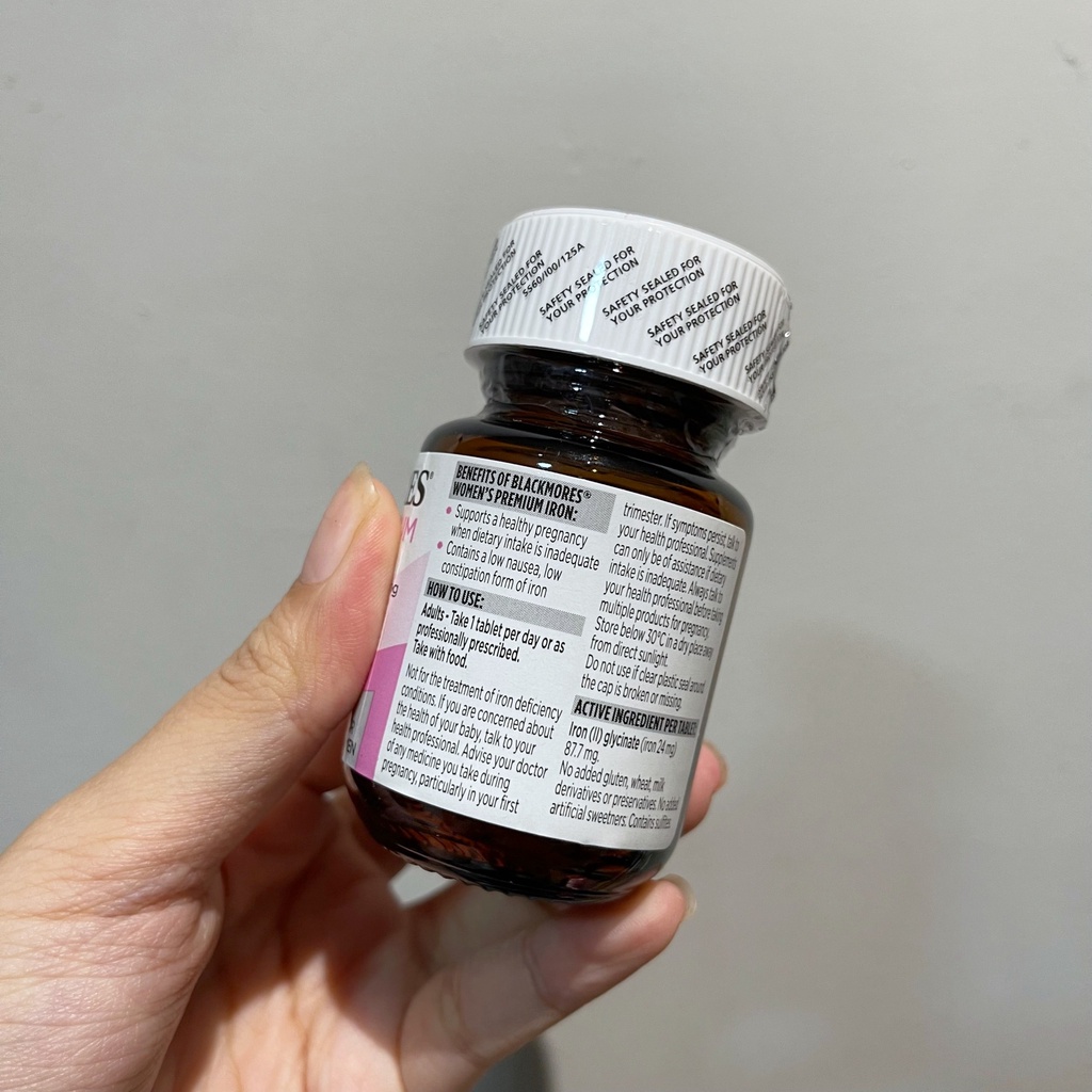 Sắt bầu Blackmores Pregnancy Iron 30 viên Date 2024