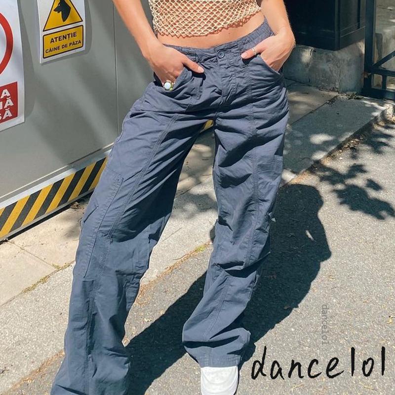 Quần Jean Ống Đứng Lưng Cao Màu Trơn Kiểu Hàn Quốc Thời Trang Cho Nữ dance1o1