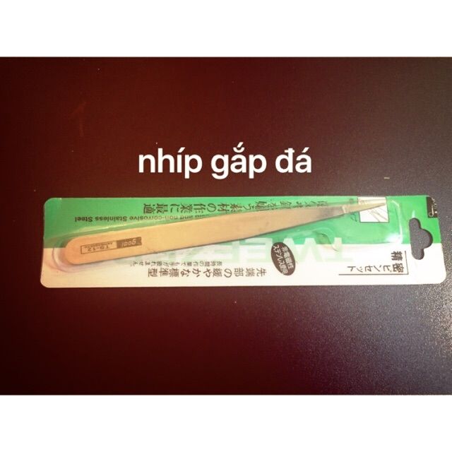 Nhíp gắp đá nail thẳng