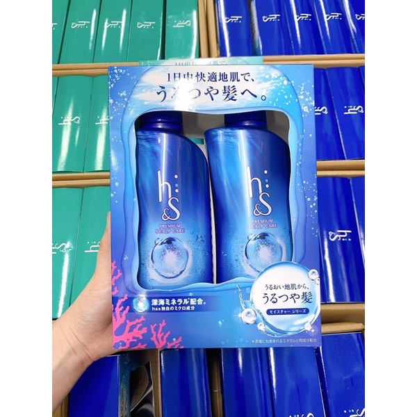 combo gội xả HS chống gàu, dưỡng tóc nội địa Nhật