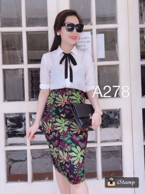 Chân váy bút chì công sở - hoạ tiết (nhiều mẫu) | BigBuy360 - bigbuy360.vn