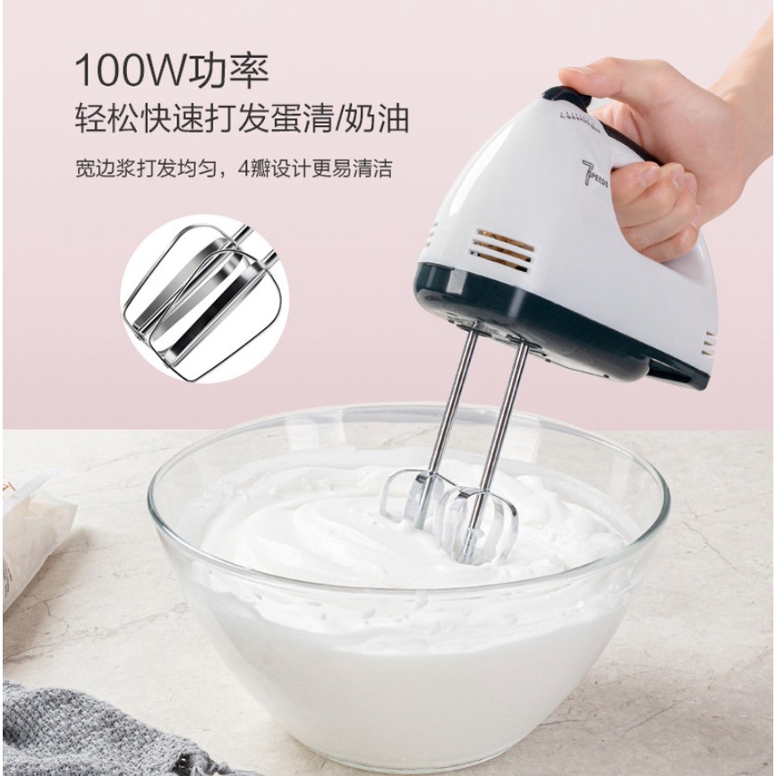 [SIÊU KHỎE]Máy Đánh Trứng - Máy Đánh Kem - Máy Trộn Bột - Mini, Cầm Tay, Siêu Khỏe 260W, Tạo Bọt, Trộn Nhanh, Nhuyễn Đều