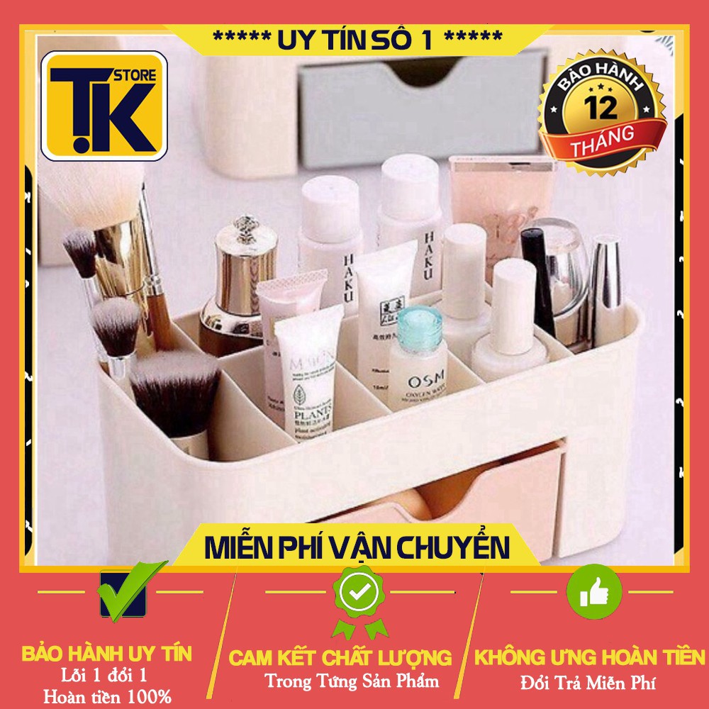 [Hàng Loại 1] Kệ Mỹ Phẩm Nhựa Mini Nhiều Ngăn- kệ để đồ trang điểm nhỏ gọn . .