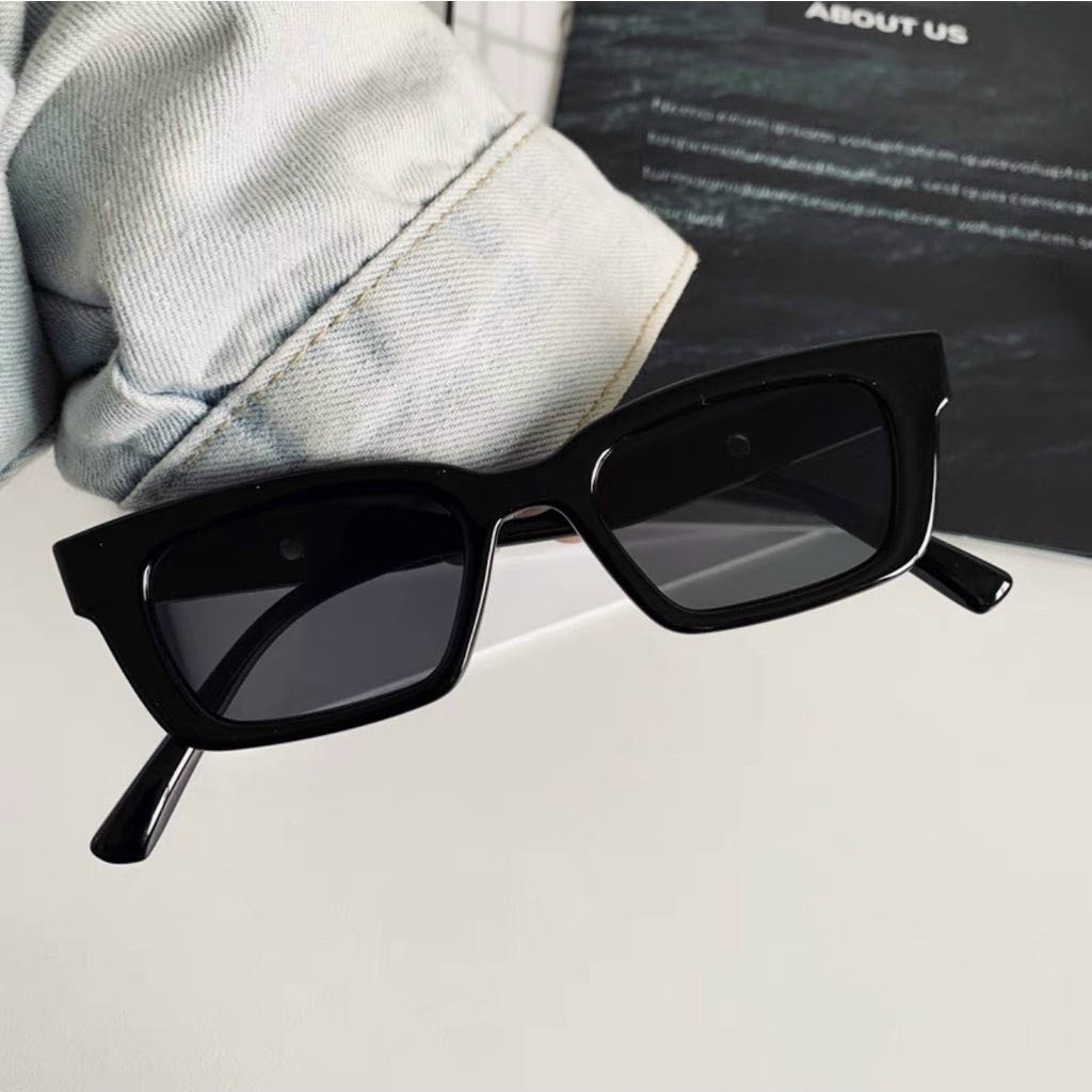 Kính thời trang nam nữ Mắt kính mát phong cách teen chống nắng tia UV400 phong cách Hàn quốc
