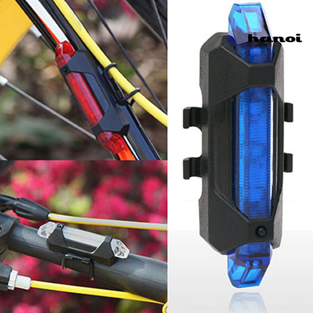 Đèn đuôi xe đạp 5 bóng led có thể sạc lại