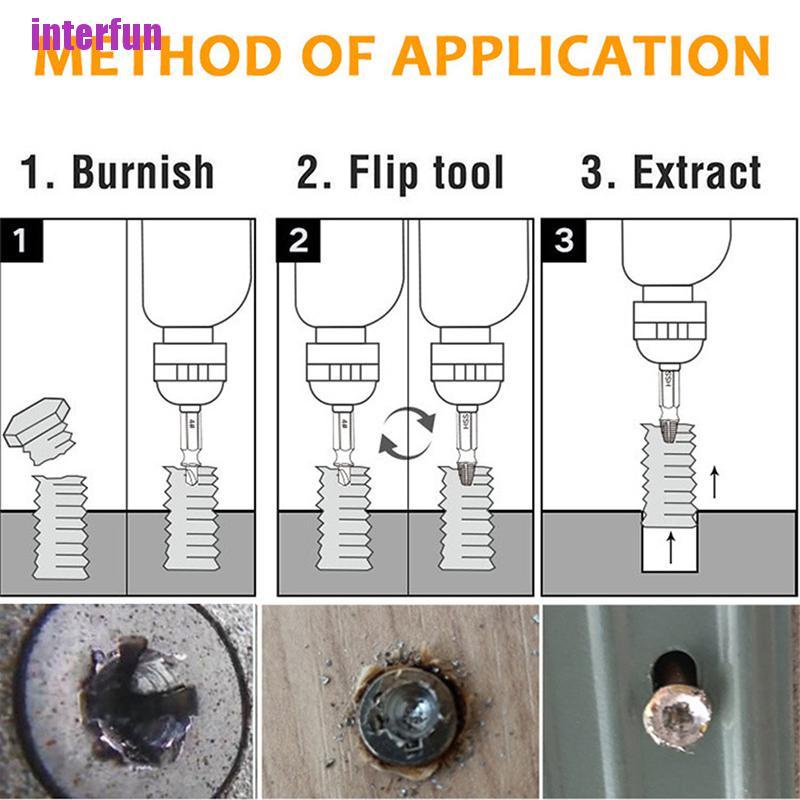Bộ 6 Dụng Cụ Tháo Ốc Vít Hư Hỏng Chuyên Dụng