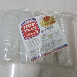 Hũ Bánh Flan 50 hũ/bịch (5 size)