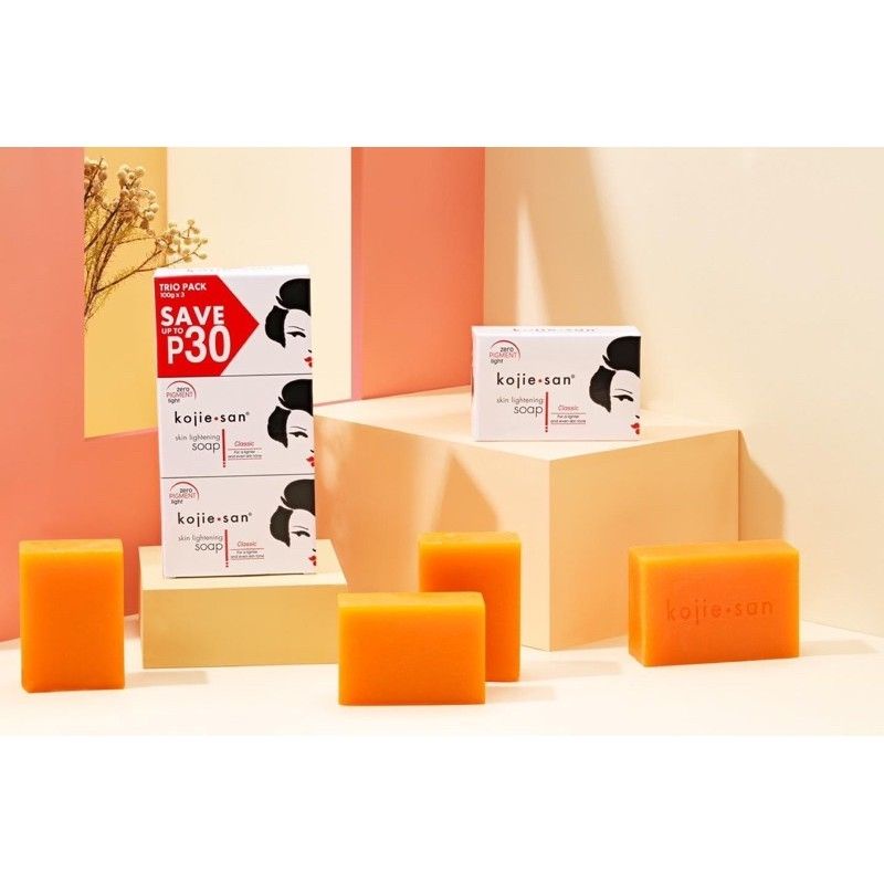 Set 3 Soap tắm trắng KojieSan [Hàng chính hãng]