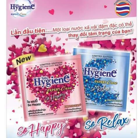 COMBO 3 GÓI Nước Xả Vải Đậm Đặc Hygiene 20ml