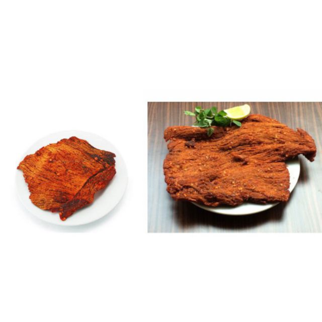 Khô bò lát nguyên miếng 500gr loại 1 chuẩn vị đặc sản Đà Nẵng khô mềm cay ít thịt ngọt thơm | BigBuy360 - bigbuy360.vn