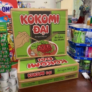 Thùng 30 gói Kokomi đại bò hầm rau thơm