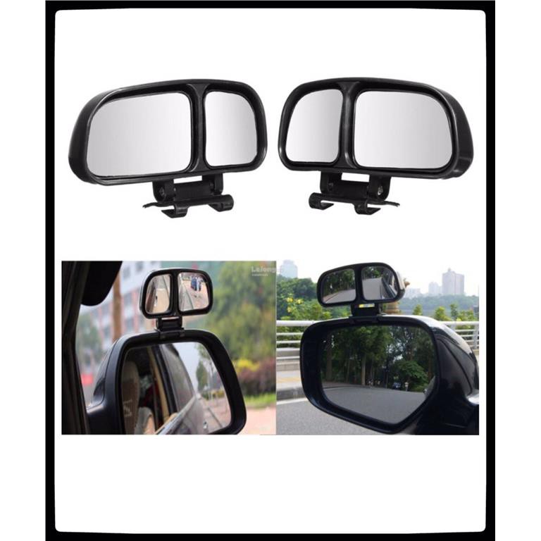 Cặp gương đôi mở rộng tầm nhìn góc cua xe tải ô tô - gương cầu lồi xóa điểm mù cao cấp