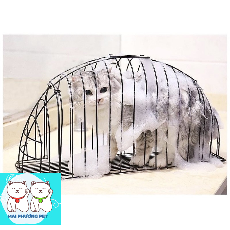 Lồng sấy mèo chât lượng giá tốt được làm bằng thép sơn tĩnh điện phù hợp sấy, tắm, du lịch
