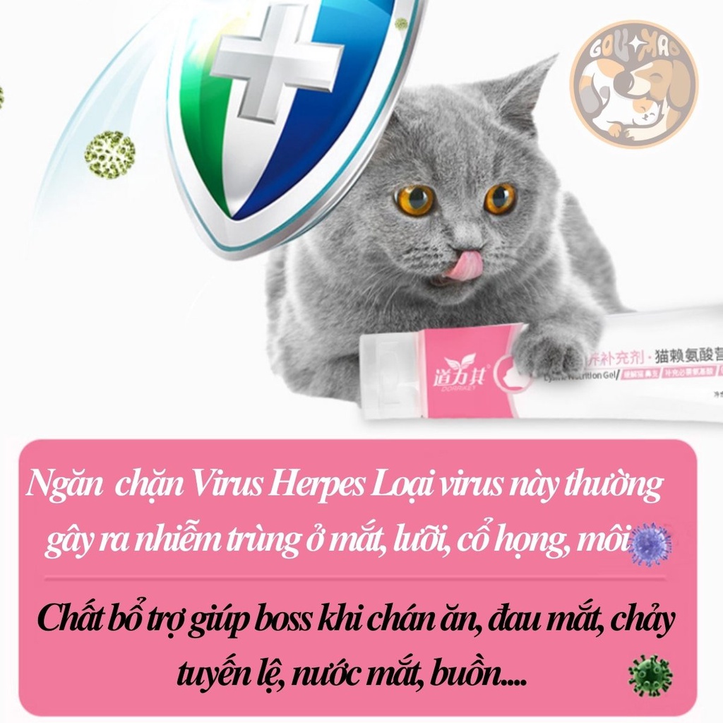 [Chính hãng] Gel dinh dưỡng LYSINE bổ mắt, giảm tuyến lệ, cung cấp dinh dưỡng cho mèo