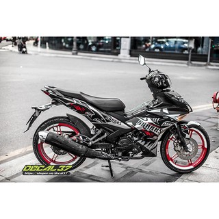 Tem Trùm Exciter 150 cá mập đen