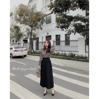 BÁN SỈ ÁO LEN DA BEO CHO NỮ