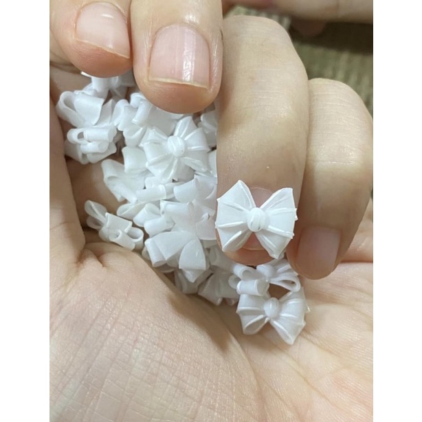 Nơ Bột Nail- Nơ Kẻ Viền