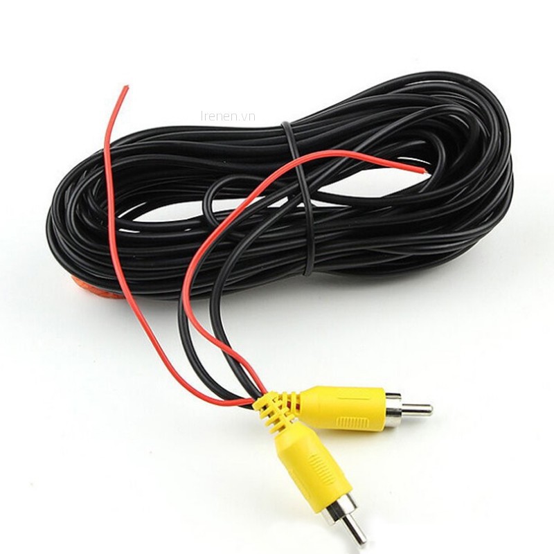 Dây cáp sạc cho camera lùi xe hơi 10m RCA