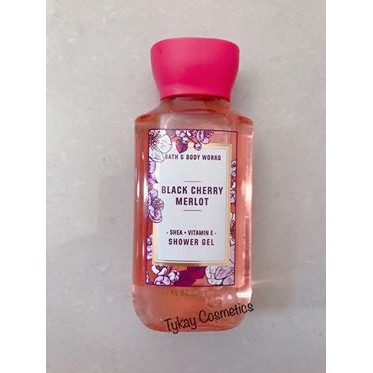 Mini Sữa tắm Bath & Body Works Shea & Vitamin E Shower Gel Black Cherry Merlot 88ml