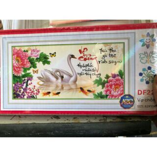 Tranh đính đá vợ chồng df226