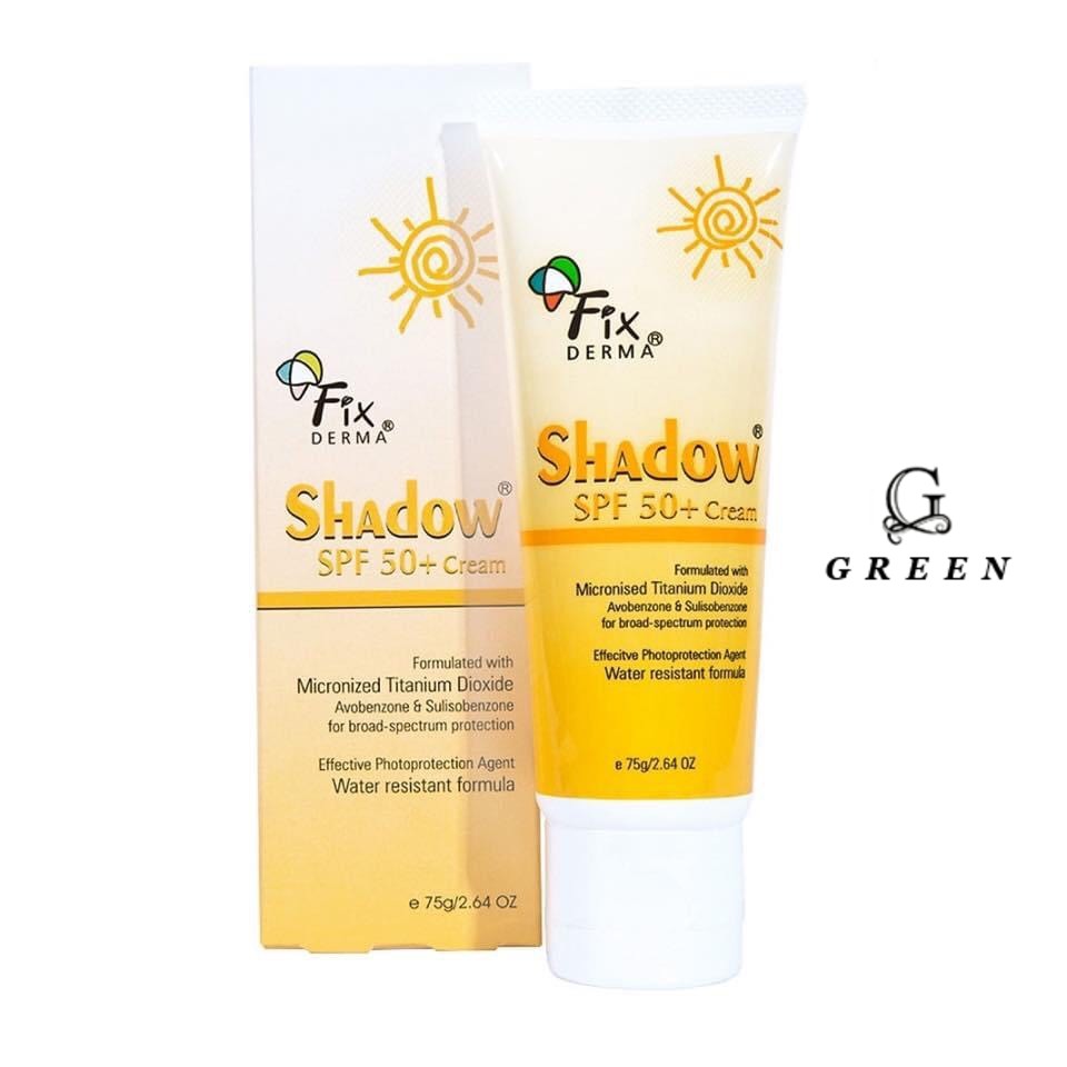 Kem chống nắng Fixderma shadow SPF 50+ cream 75gram G01 - Green store