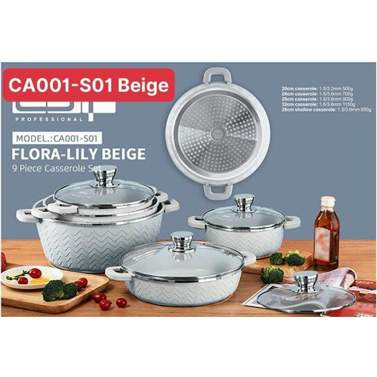 Bộ nồi chảo cao cấp sang sịn đun mọi bếp