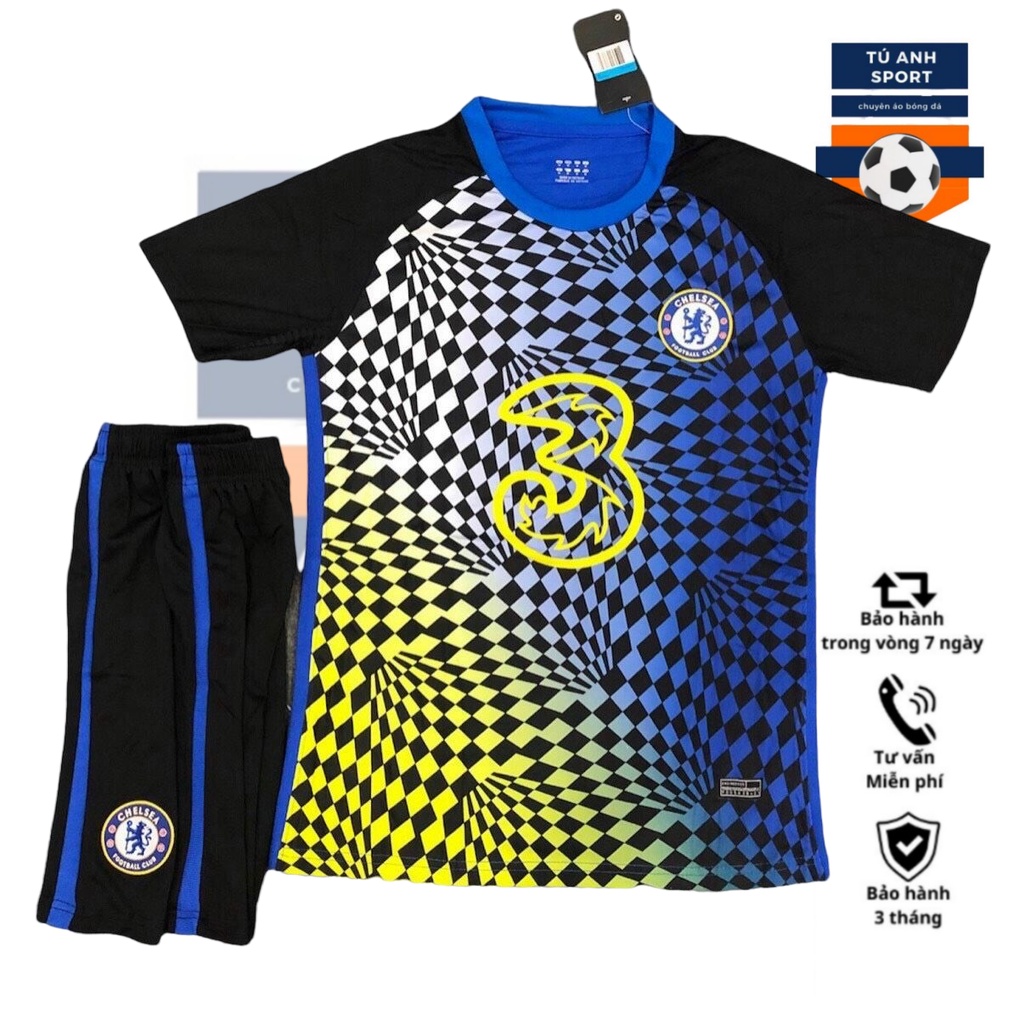 Bộ Quần Áo Bóng Đá CHELSEA CARO MẪU MỚI