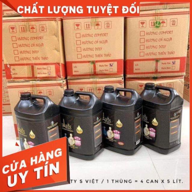 Nước Giặt Xả Paris Hương Nước Hoa 5000ml, Nước Giặt Paris, Không Hoá Chất, An Toàn Cho Da, Tẩy Siêu Sạch