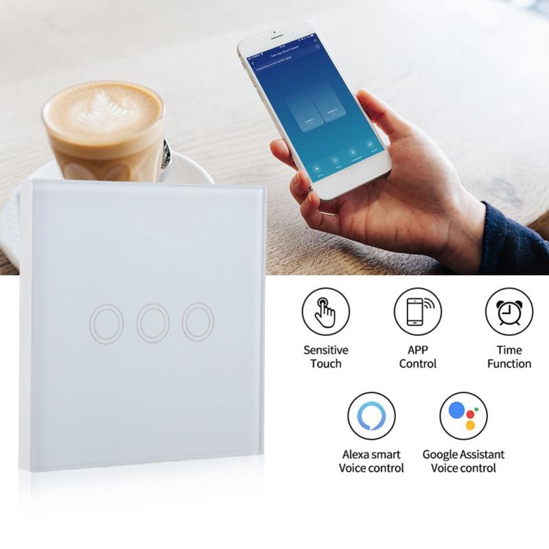 Công tắc đèn gắn tường thông minh điều khiển qua WiFi