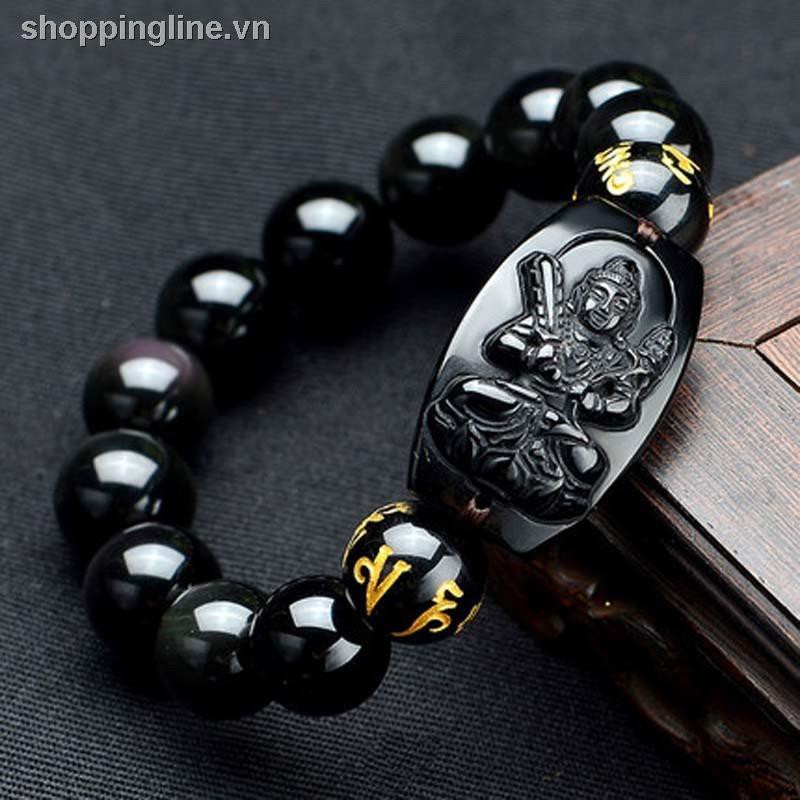 ♂Buy the Watch to guard God Buddha Brand 12 zodiac eight patron saint bracelet This life Buddhist string men and women