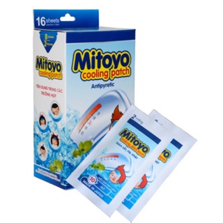 Miếng dán hạ sốt MITOYO đến từ Nhật Bản (1 hộp 8 gói)