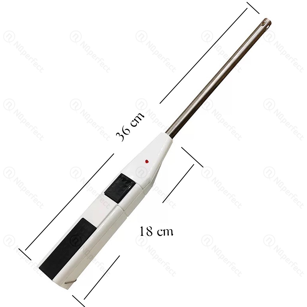 Cây mồi bếp ga nâng cấp dài 36cm model ZB1568 (bằng điện tử, bằng pin 1.5v) đánh lửa cực nhạy, an toàn - chất lượng cao