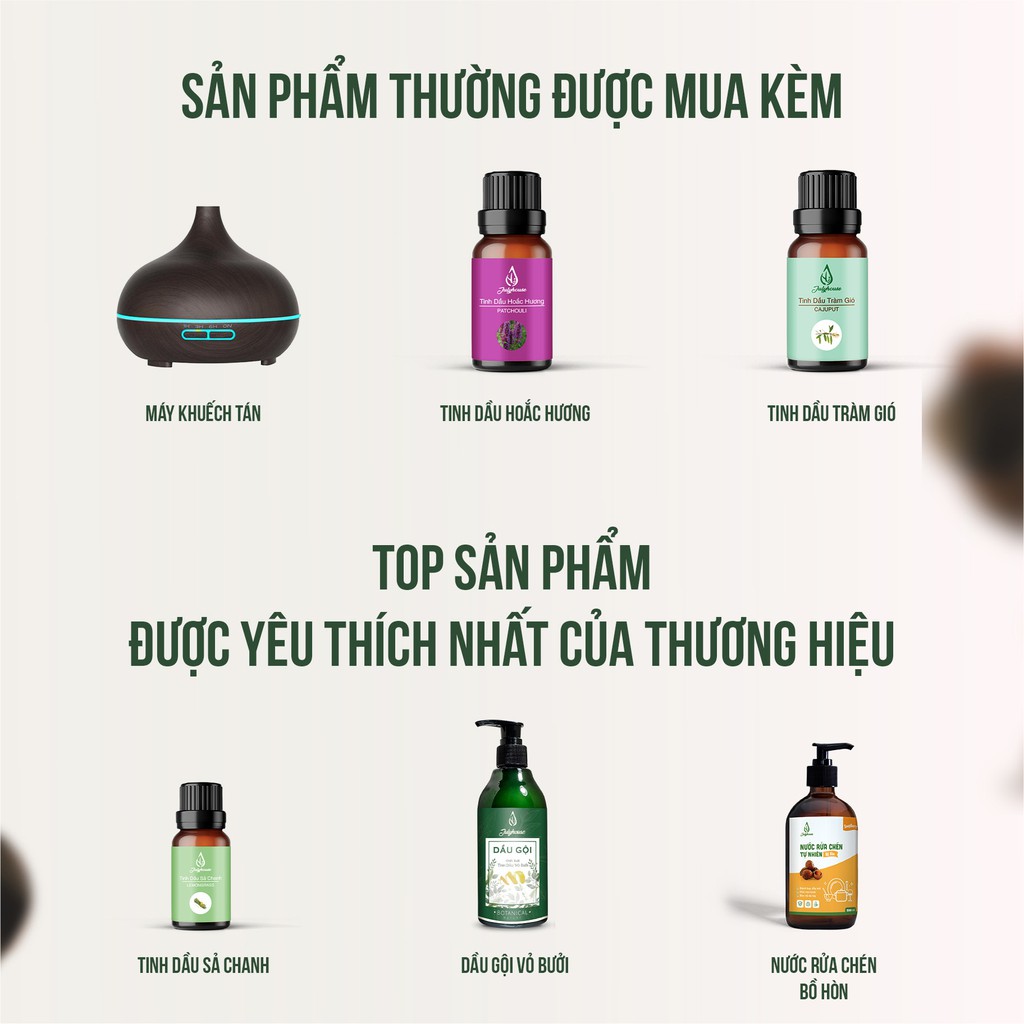 Tinh dầu Gừng 10ml JULYHOUSE