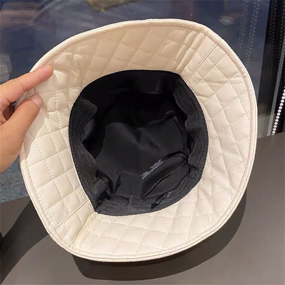 Nón Rộng Vành Bằng Da PU Chống Nắng Thời Trang Dành Cho Nữ