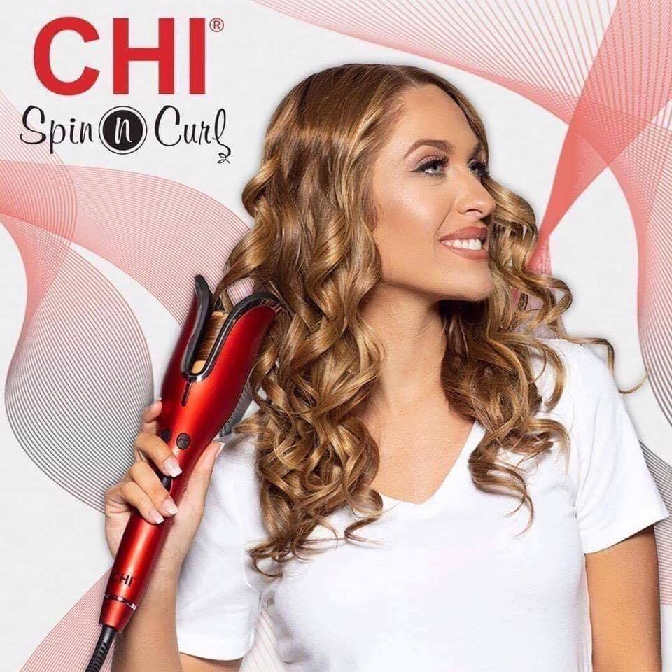 MÁY UỐN TẠO KIỂU TÓC TỰ ĐỘNG CHI SPIN ´n CURL - Hàng Nhập USA Chính Hãng
